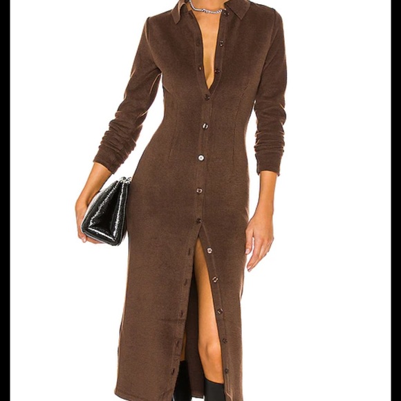 Danielle Guizio Dresses & Skirts - Danielle Guizio brown midi dress